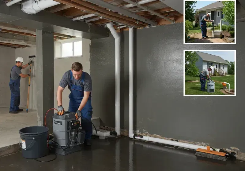 Basement Waterproofing and Flood Prevention process in East Rockingham, NC